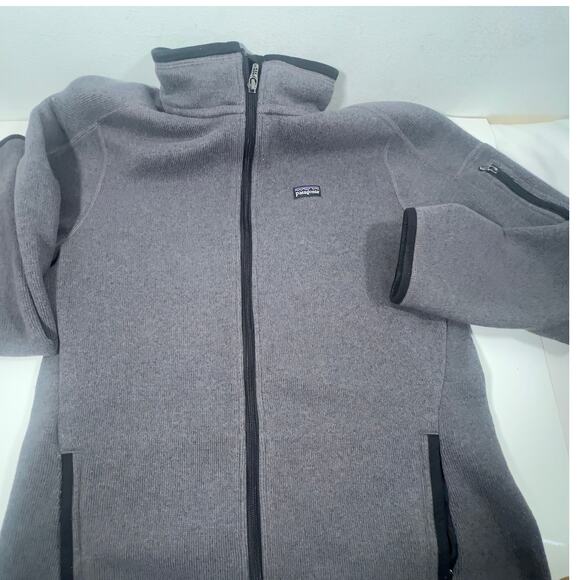 Patagonia Gray Full Zip Fleece Better Sweater Sporty Jacket Women's Large - Picture 8 of 16